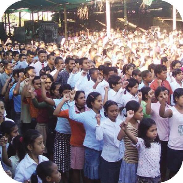 SOLS students in Timor Leste